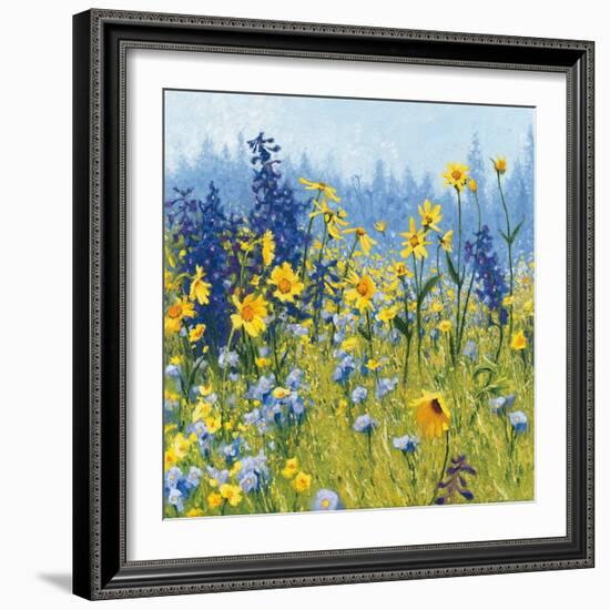 Joyful in July III-Shirley Novak-Framed Premium Giclee Print