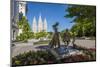 Joyful Moment Statue, Temple Square, Salt Lake City, Utah, United States of America, North America-Michael DeFreitas-Mounted Photographic Print