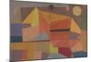 Joyful Mountain Landscape-Paul Klee-Mounted Premium Giclee Print