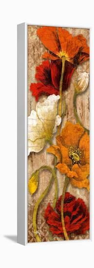 Joyful Poppies II-Elizabeth Medley-Framed Stretched Canvas