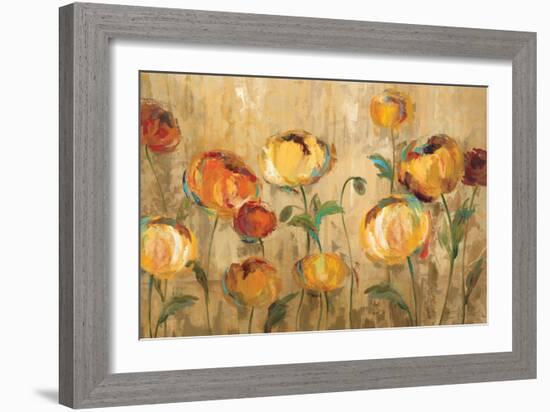 Joyful Ranunculi-Silvia Vassileva-Framed Art Print