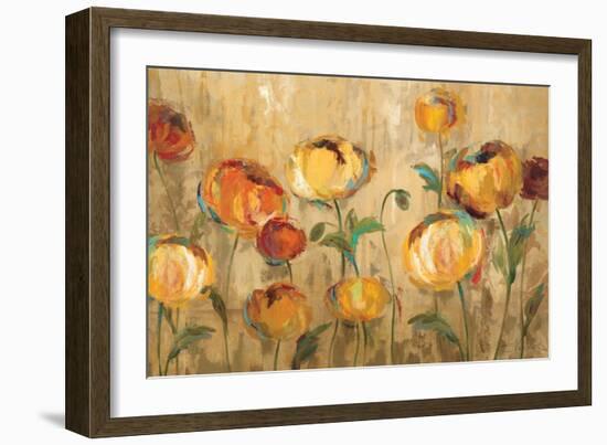 Joyful Ranunculi-Silvia Vassileva-Framed Art Print