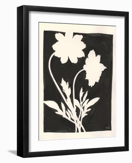 Joyful Spring I Black-Moira Hershey-Framed Art Print