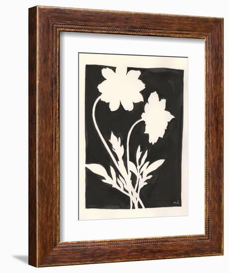 Joyful Spring I Black-Moira Hershey-Framed Art Print