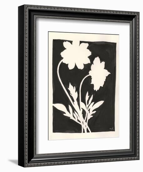 Joyful Spring I Black-Moira Hershey-Framed Art Print