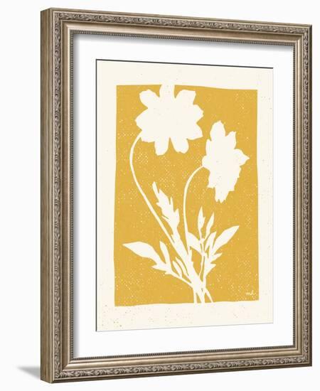 Joyful Spring I Golden Yellow-Moira Hershey-Framed Art Print