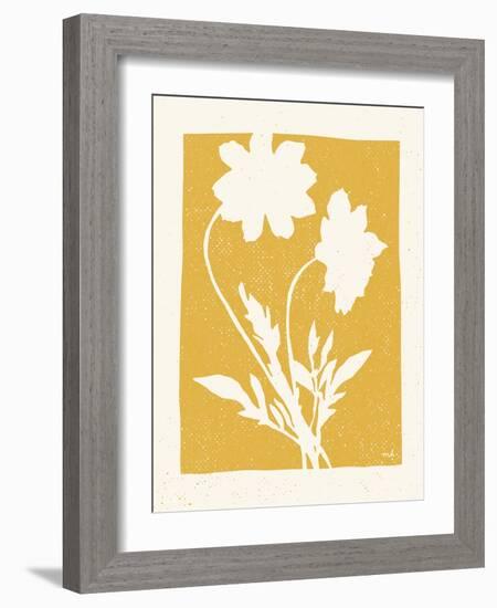 Joyful Spring I Golden Yellow-Moira Hershey-Framed Art Print