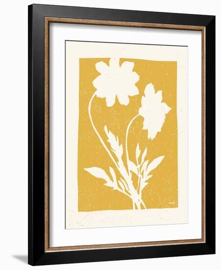 Joyful Spring I Golden Yellow-Moira Hershey-Framed Art Print