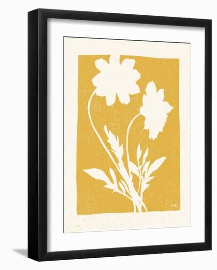 Joyful Spring I Golden Yellow-Moira Hershey-Framed Art Print