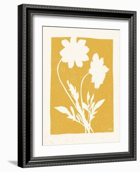 Joyful Spring I Golden Yellow-Moira Hershey-Framed Art Print