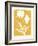 Joyful Spring I Golden Yellow-Moira Hershey-Framed Art Print