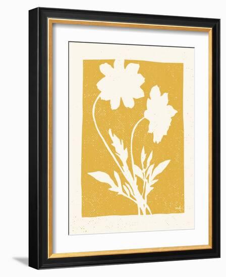 Joyful Spring I Golden Yellow-Moira Hershey-Framed Art Print