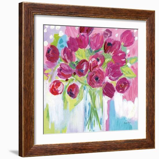 Joyful Tulips-Farida Zaman-Framed Premium Giclee Print