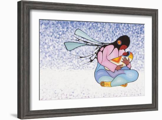 Joyous Motherhood-Cecil Youngfox-Framed Art Print