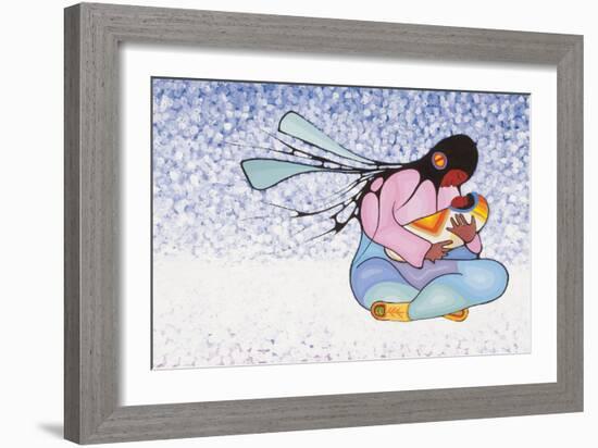 Joyous Motherhood-Cecil Youngfox-Framed Art Print