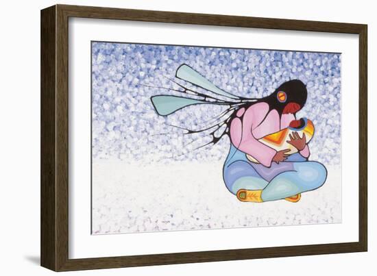 Joyous Motherhood-Cecil Youngfox-Framed Art Print