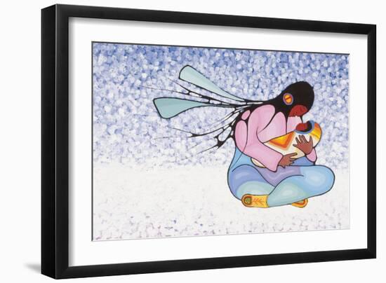 Joyous Motherhood-Cecil Youngfox-Framed Art Print