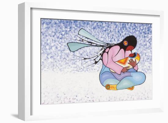 Joyous Motherhood-Cecil Youngfox-Framed Art Print