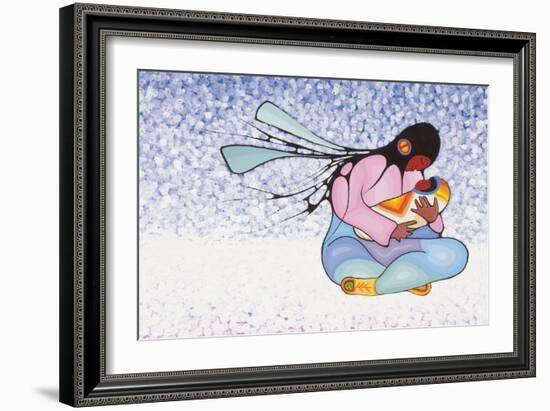 Joyous Motherhood-Cecil Youngfox-Framed Art Print