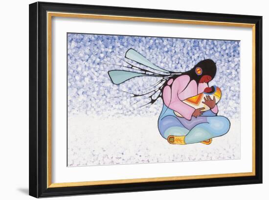 Joyous Motherhood-Cecil Youngfox-Framed Art Print