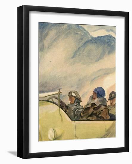 Joys of an Open-Top-Paul Rieth-Framed Art Print