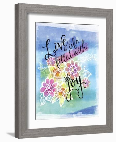 Joys of Life 1-Asmaa’ Murad-Framed Giclee Print