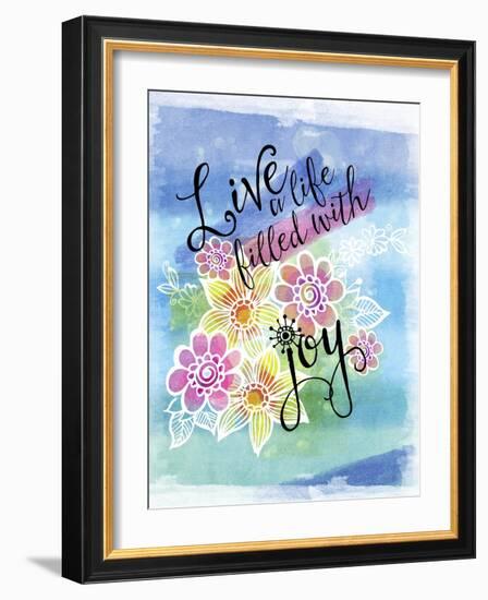 Joys of Life 1-Asmaa’ Murad-Framed Giclee Print