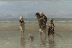 Children Playing by the Seaside-Jozef Israels-Giclee Print