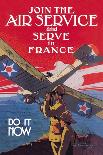 Join the Air Service and Serve in France-Jozef Paul Verrees-Framed Art Print