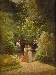 Strolling Women in the Park, 1873-Jozef Szermontowski-Framed Giclee Print