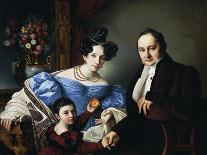 Portrait of De Bruker Family-Jozef Tominc-Mounted Giclee Print