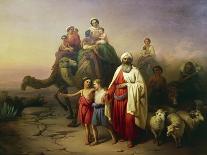 Abraham's Journey from Ur to Canaan, 1850-Jozsef Molnar-Giclee Print