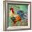 JP1182_Le Rooster-B-Jean Plout-Framed Giclee Print