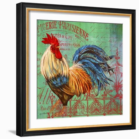 JP1182_Le Rooster-B-Jean Plout-Framed Giclee Print