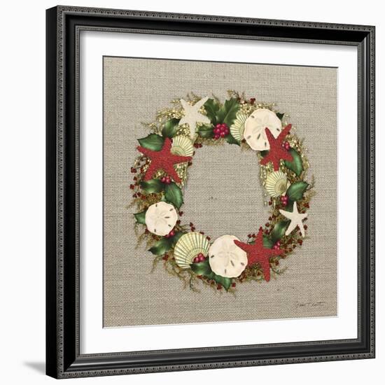 JP3180-Beachy Christmas-Jean Plout-Framed Giclee Print