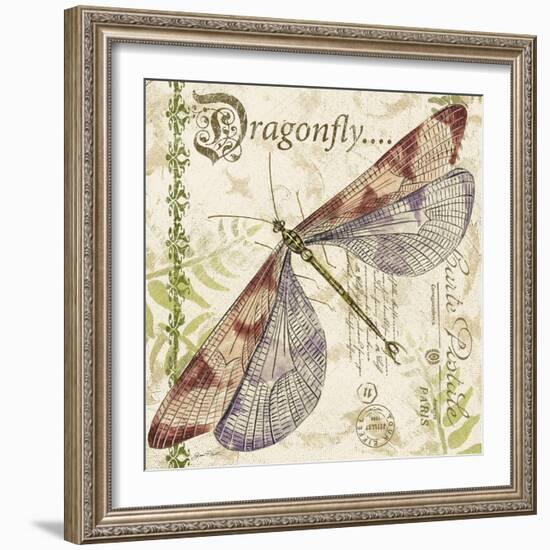 JP3431-Dragonfly Daydreams-Jean Plout-Framed Giclee Print