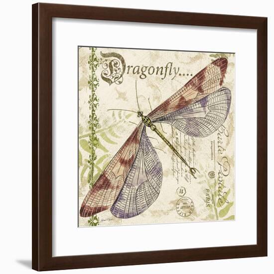JP3431-Dragonfly Daydreams-Jean Plout-Framed Giclee Print