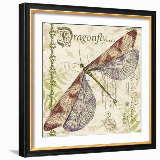 JP3431-Dragonfly Daydreams-Jean Plout-Framed Giclee Print