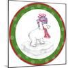 JP3655-Christmas Bear-Jean Plout-Mounted Giclee Print