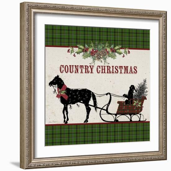 JP3672-Country Christmas-Jean Plout-Framed Giclee Print