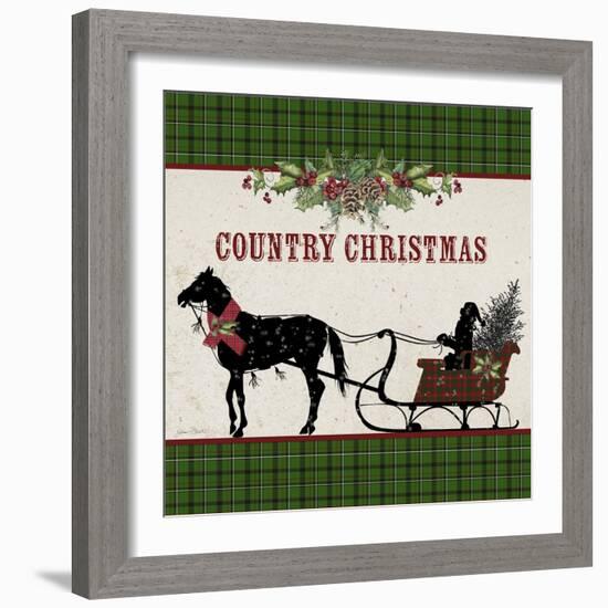 JP3672-Country Christmas-Jean Plout-Framed Giclee Print