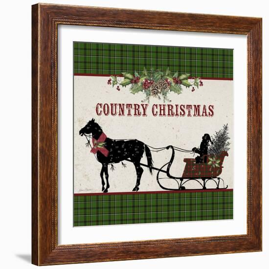 JP3672-Country Christmas-Jean Plout-Framed Giclee Print