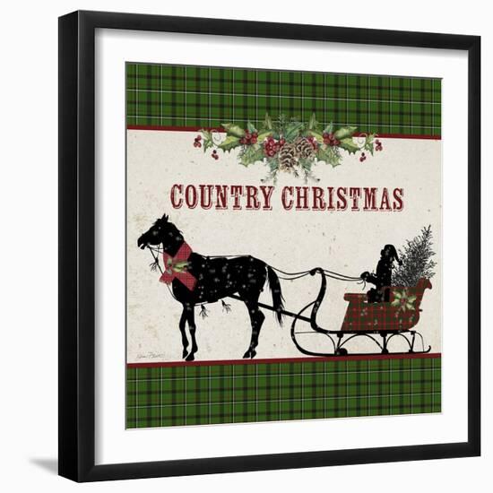 JP3672-Country Christmas-Jean Plout-Framed Giclee Print