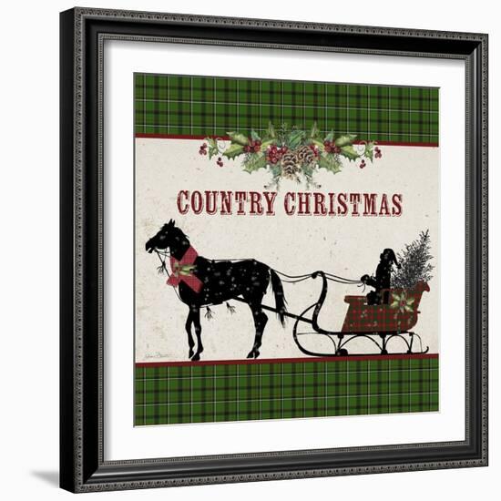 JP3672-Country Christmas-Jean Plout-Framed Giclee Print