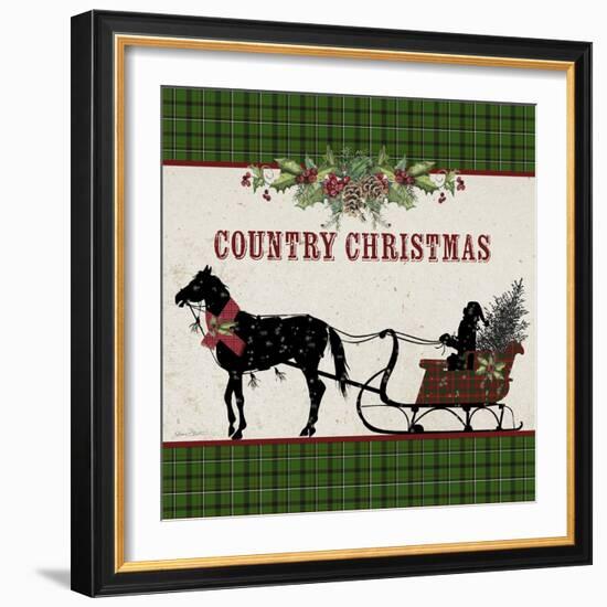 JP3672-Country Christmas-Jean Plout-Framed Giclee Print