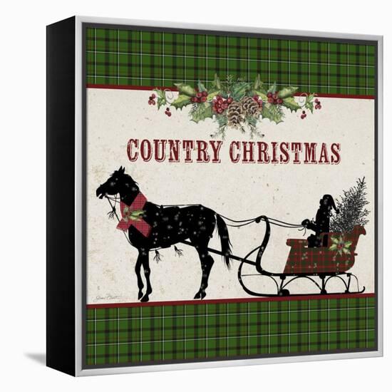 JP3672-Country Christmas-Jean Plout-Framed Premier Image Canvas