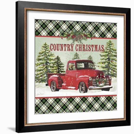 JP3674-Country Christmas-Jean Plout-Framed Giclee Print