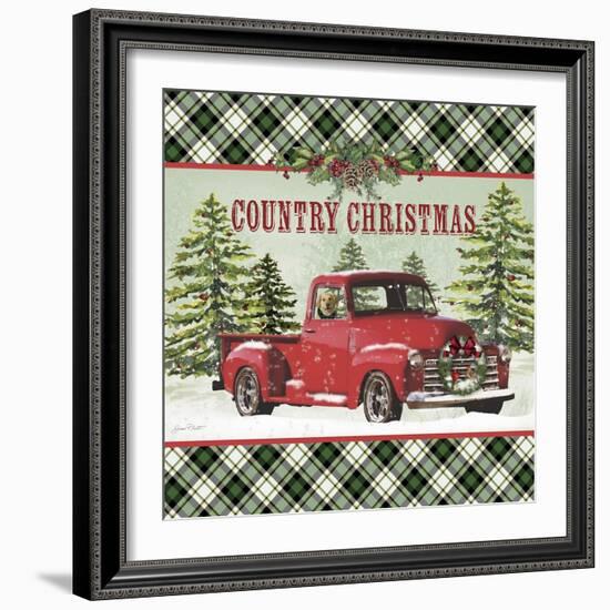JP3674-Country Christmas-Jean Plout-Framed Giclee Print
