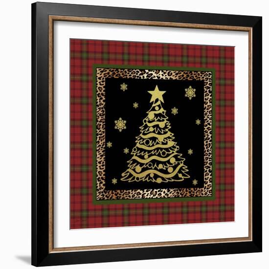 JP3697-Rustic Christmastif-Jean Plout-Framed Giclee Print