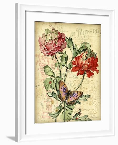 JP3836-French Florals-Jean Plout-Framed Giclee Print